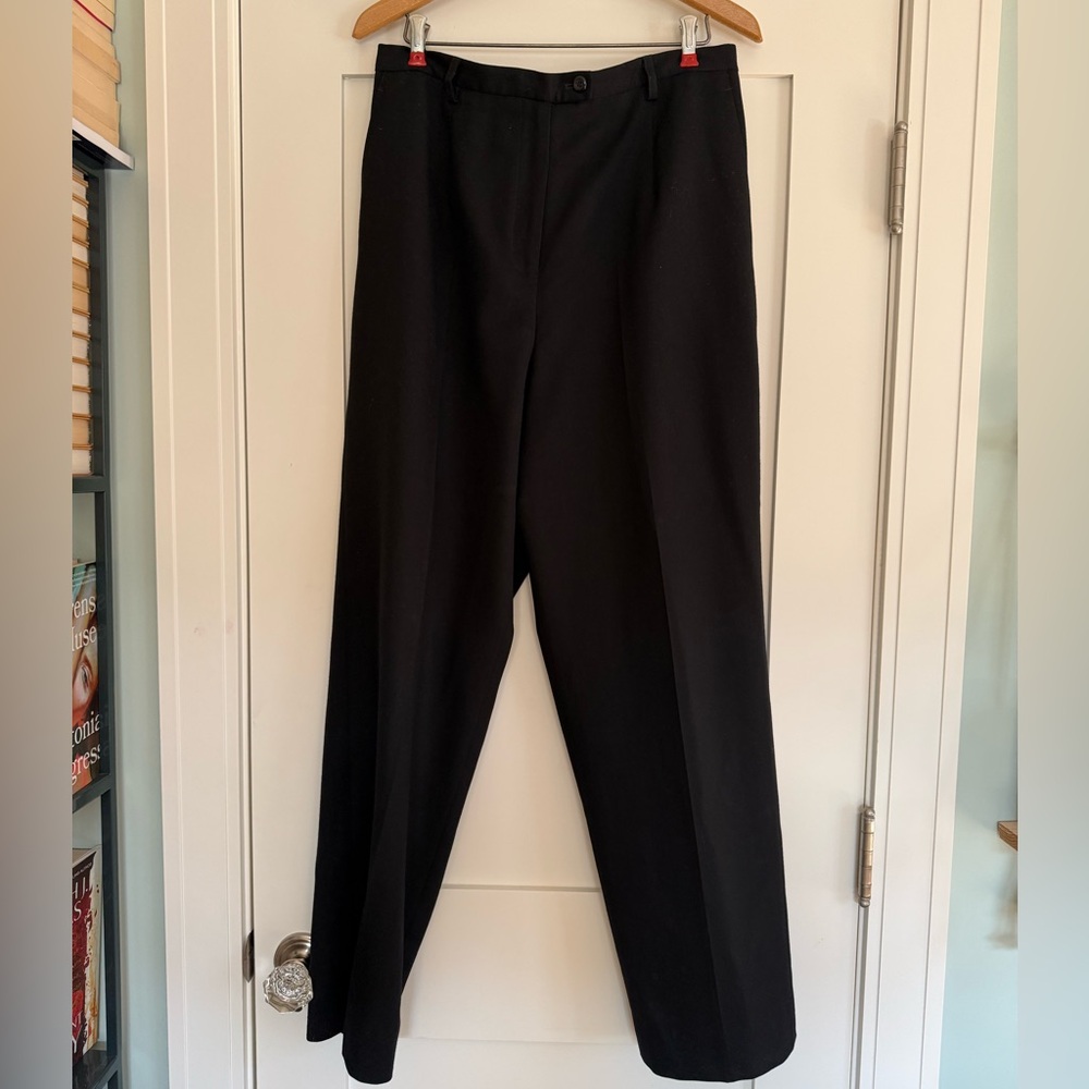 Pendleton Black Wool Pants Lined Classic Style Wo… - image 1